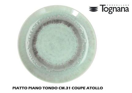 Piatto Piano Tondo Cm.31 Coupe Atollo Tognana Porcellane