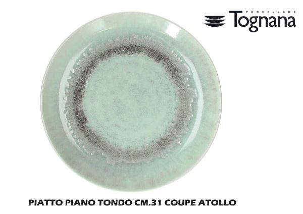 Piatto Piano Tondo Cm.31 Coupe Atollo Tognana Porcellane