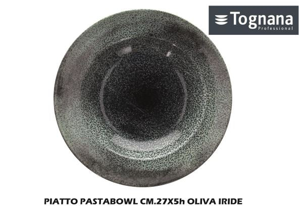 Piatto Pastabowl Cm.27X5H Oliva Iride Tognana Porcellane