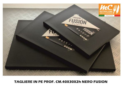 Tagliere In Pe Prof. Cm.40X30 Nero Fusion MC Ristorazione