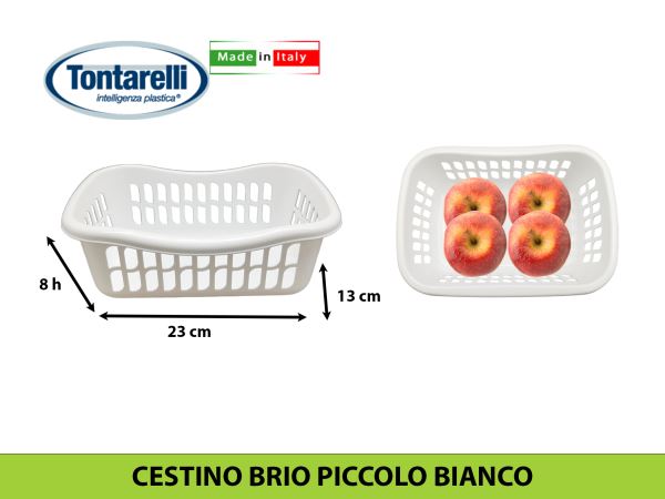 Cestino Brio Piccolo Bianco