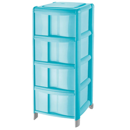 Cassettiera Tontarelli Bambù 4 Cassetti: Design Naturale e Organizzazione Versatile Delfin Tontarelli