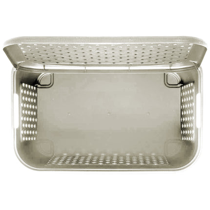 Tontarelli Portabiancheria Con Coperchio Arianna Cm.58X38X33H