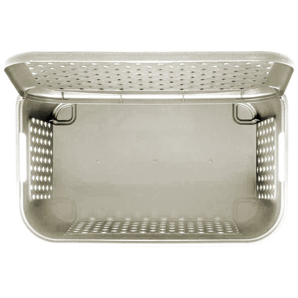 Tontarelli Portabiancheria Con Coperchio Arianna Cm.58X38X33H Tontarelli