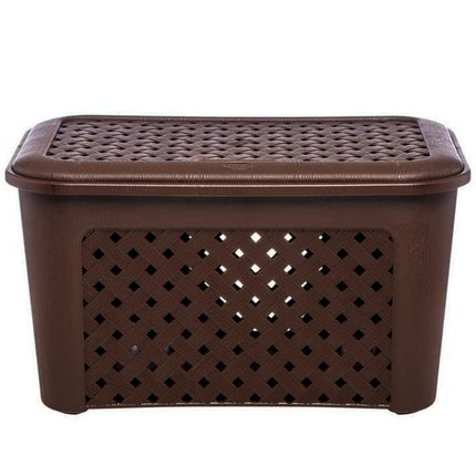 Tontarelli Portabiancheria Con Coperchio Arianna Cm.58X38X33H