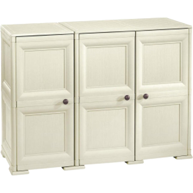 Armadio 3 Ante Cm.118X43X85,5H Angora