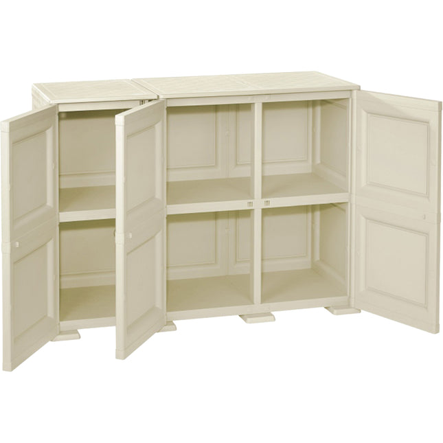 Armadio 3 Ante Cm.118X43X85,5H Angora