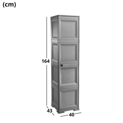 Armadio Colonna Cm.40X43X164H Angora