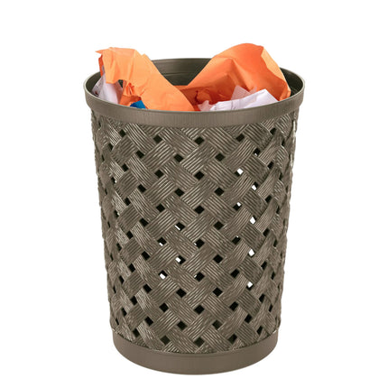Cestino Plastica Gettacarta Arianna Da Ufficio Camera Studio Carta 25,6X32,3 Cm