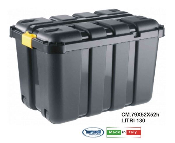 Storage Box Boxone Lt.130 Cm.79X52X52H Nero Ambra