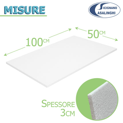 Casalinghi Sicignano Set di Lastre in Polistirolo Espanso 100x50cm | Isolamento e Imballaggio Casalinghi Sicignano