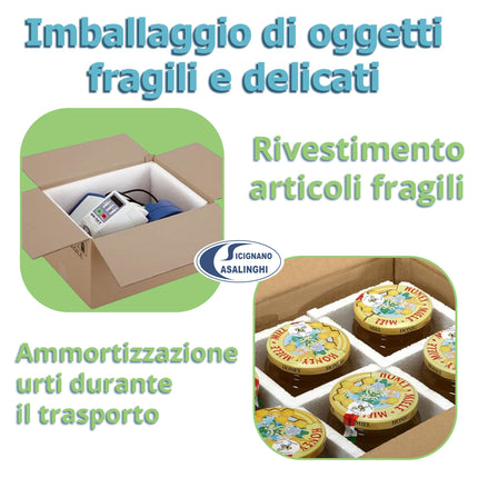 Casalinghi Sicignano Set di Lastre in Polistirolo Espanso 100x50cm | Isolamento e Imballaggio Casalinghi Sicignano
