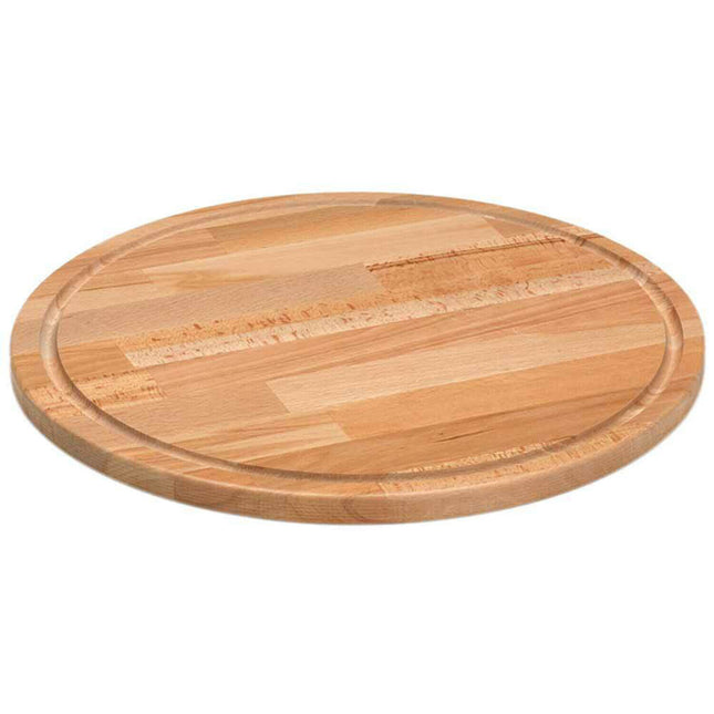 Tagliere Legno Faggio Massello Tondo Vassoio Rotondo Aperitivo Antipasto Carne