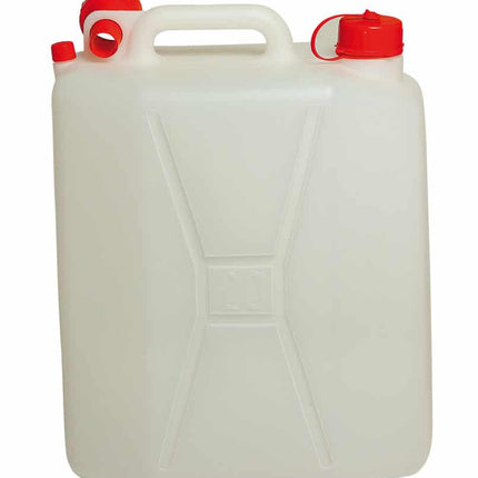 Tanica per Alimenti con Beccuccio, Polietilene Food Grade, Made in Italy, Diverse Capacità 20L Nuova Plastica Adriatica