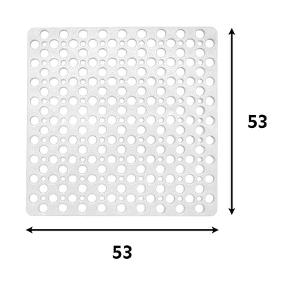 Bama Tappeto Massage Doccia: Antiscivolo E Antimuffa Cm 53X53 Bianco