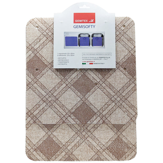 Gemitex Tappeto Antiurto Tappetino Protettivo Per Lavello Scola Posate Antiscivolo 30×40 Gemitex