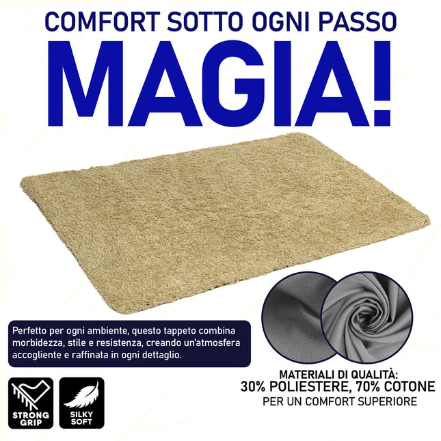 General Trade Tappeto Multiuso Assorbente Antiscivolo Cotone Poliestere Colori Assortiti