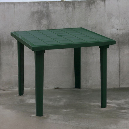 Bica Tavolo Quadrato Polipropilene Resina Weekend 80X80Cm Resistente Per Esterni