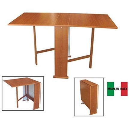 Tavolo Pieghevole Susanna Legno Cucina Pranzo Salvaspazio Monolocale 75 × 140 cm