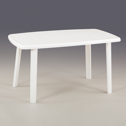 Bica Tavolo Plastica Grande Lungo Rettangolare Giardino Esterni 85×137×72H Cm Robusto