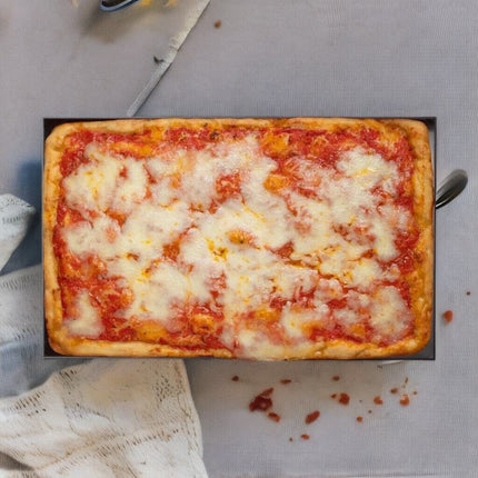 Pentalux Teglia Rettangolare Per Pizza Alta Ferro Blu Forma Forno Bassa Focaccia Parigina Pentalux