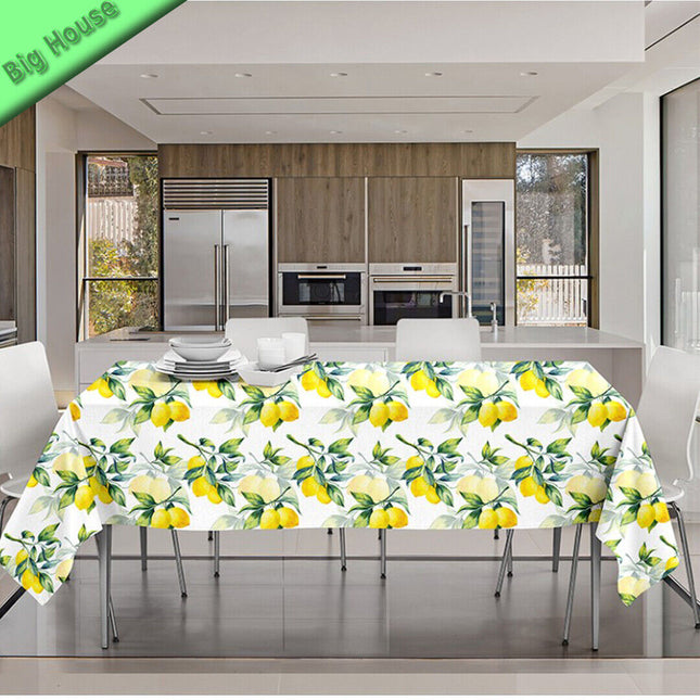 Gemitek Tovaglia Plastificata Rettangolare Felpata Pvc Decoro Assortito Impermeabile