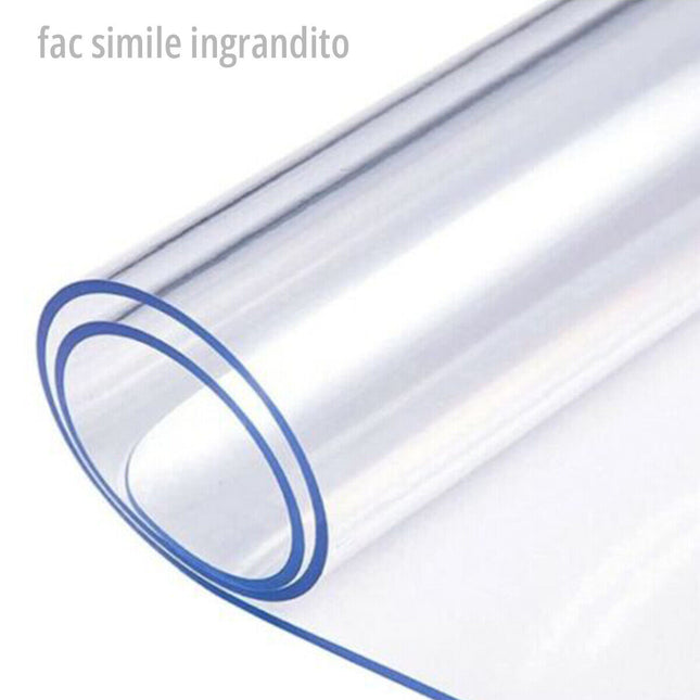 Reds Tovaglia Trasparente Impermeabile Pvc Colibrì Crystal Protezione Tavolo 0,02 Mm