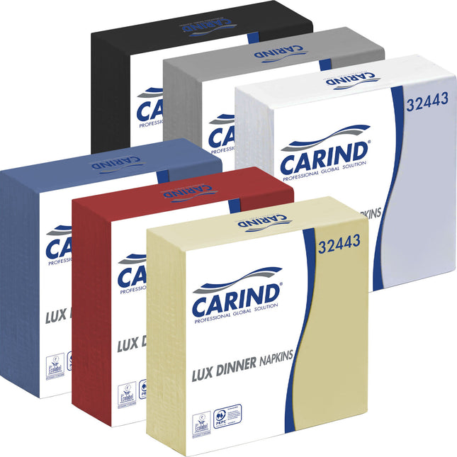 Carind Tovaglioli Grandi: 40 Pezzi, 40X40Cm, 3 Veli, Colorati Ed Eleganti