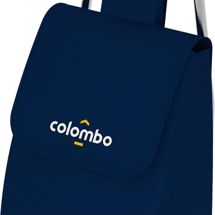 Colombo Trolley Portaspesa Grande 40L Zainetto Shopping Compere Borsa Spesa Con Ruote
