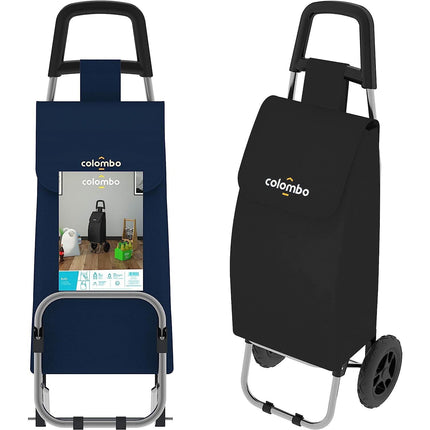 Colombo Trolley Portaspesa Grande 40L Zainetto Shopping Compere Borsa Spesa Con Ruote