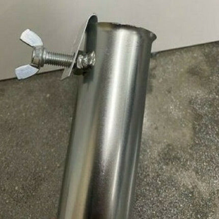 Tubo In Acciaio Zincato Per Base Ombrellone In Graniglia Ø Interno 42-52-62 Mm