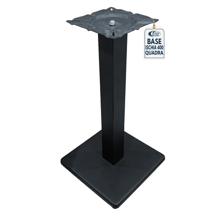 BASE ISCHIA 400 NERO TUBO QUADRO Urbostyle