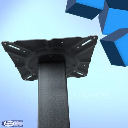 BASE ISCHIA 400 NERO TUBO QUADRO Urbostyle