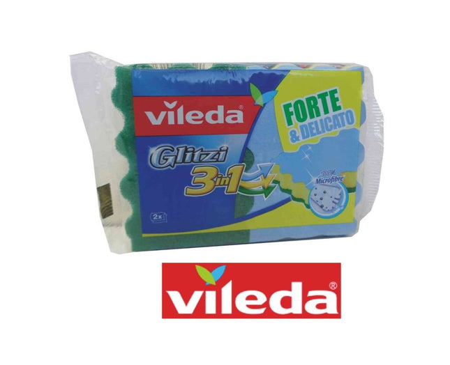 Spugna Glitzi 3 In 1 Set 2 Pz. Vileda