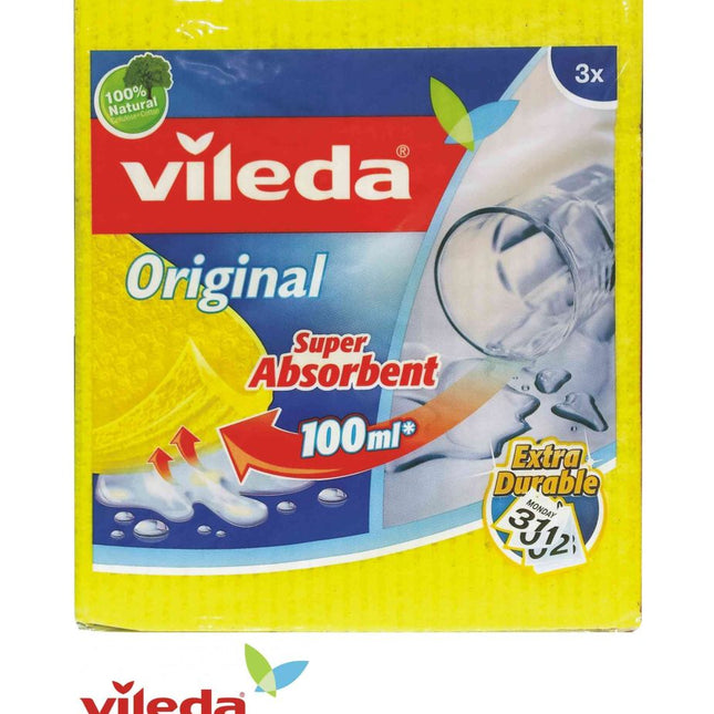 Panno Spugna Set 3 Pz. Vileda
