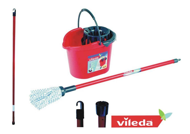 Secchio C/Strizzamop Mop+Manico Vileda Vileda