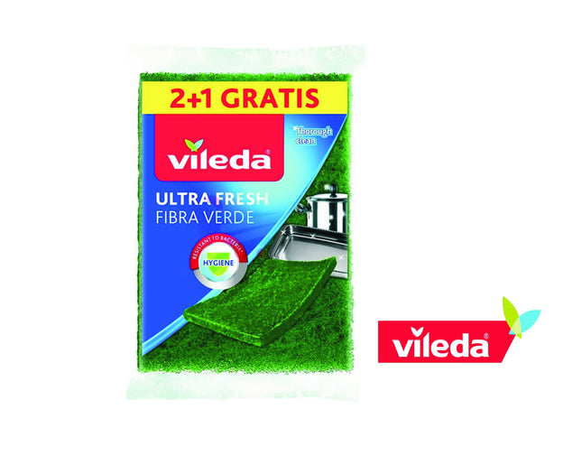 Spugna Ultra Fresh 2+1 Flat Scourer Vileda