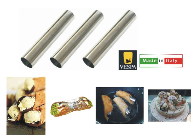 Forma a Tubo e Cartuccia per Cannolo Confezione Multipla in Diverse Misure Vespa
