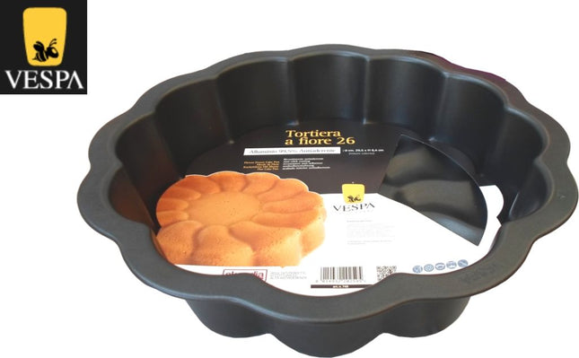 Tortiera Forma Fiore Cm.26X6H