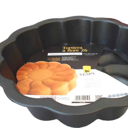Tortiera Forma Fiore Cm.26X6H-8014932202595