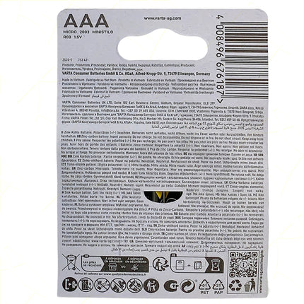 Superlife Zinco Ministilo Aaa R03 Conf. 4 Pz.