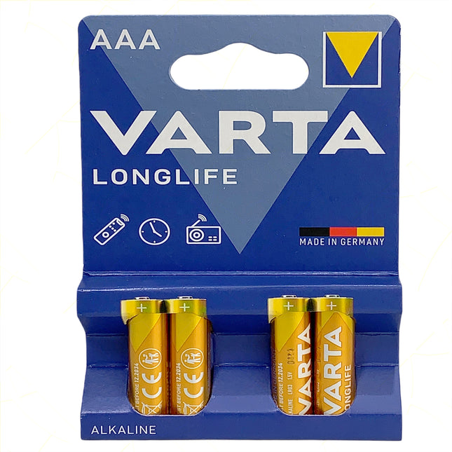 Longlife Alk. Ministilo Aaa Lr03 Conf. 4 Pz. Varta