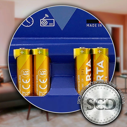 Longlife Alk. Ministilo Aaa Lr03 Conf. 4 Pz. Varta