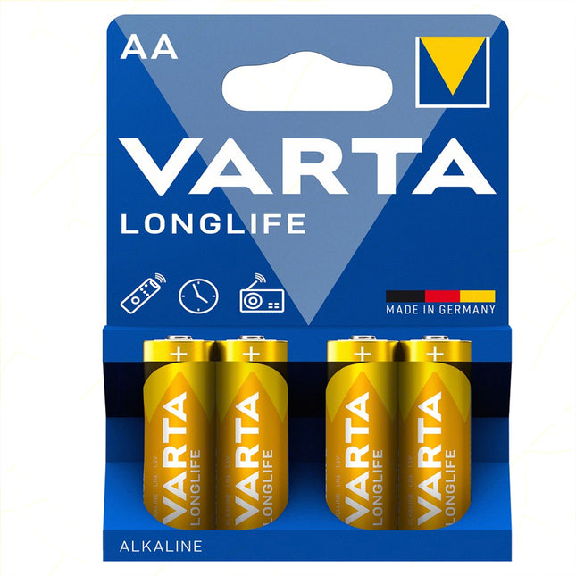 Varta Longlife Alk. Stilo Aa Lr06 Conf. 4 Pz. Varta
