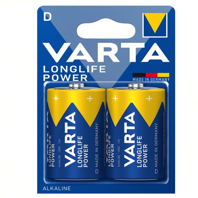 Varta Longlife Alk. Torcia D Lr20 Cf.2 Pz. Varta