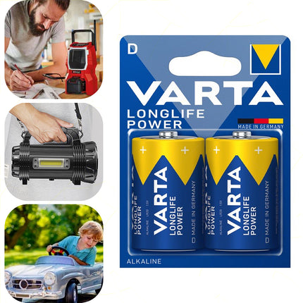 Longlife Alk. Torcia D Lr20 Cf.2 Pz. Varta