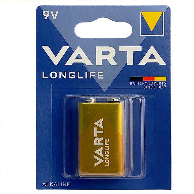 Varta Longlife Alk. 9V Pp3 6Lr61 Cf.1 Pz. Varta