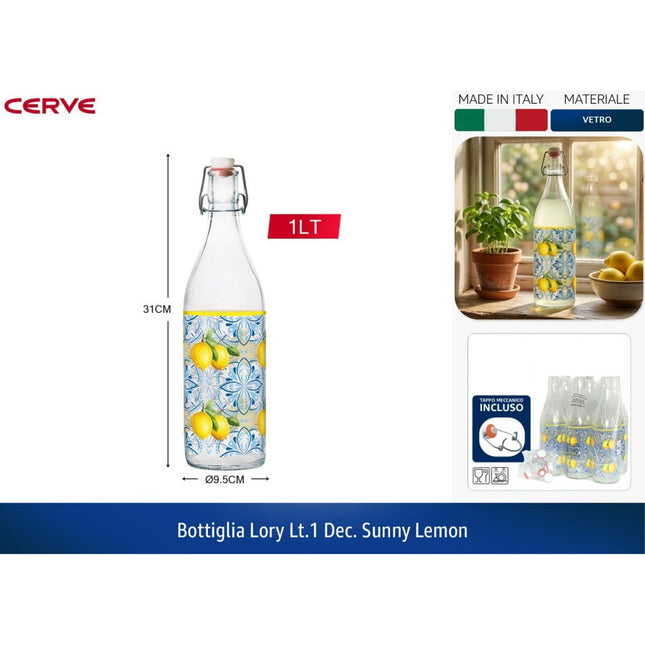 BOTTIGLIA LORY LT.1 DEC.SUNNY LEMON SINGOLO/6 PEZZI Singolo Cerve