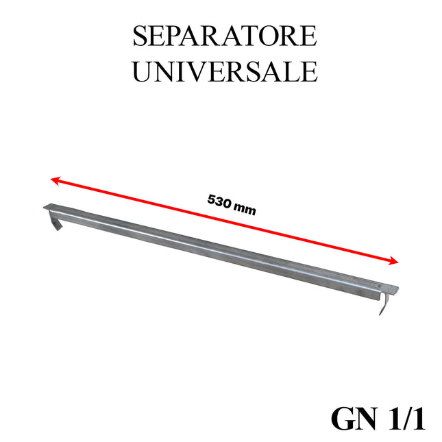 Comas Barra Divisorio Per Contenitori Gastronorm Separatore Universale Gn 530Mm 325Mm 530 mm Comas