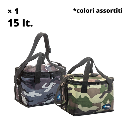 Borsa Termica Tracolla Zaino Frigo Ermetico Mimetico Militare Mare Viaggi Grande